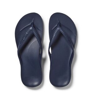 Archie’s Arch Support Flip Flops - Navy‎ womens 10 mens 9 nwt